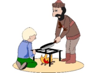 Sticker Custom Preview Image #096010 Outdoor Recreation Camping Campfire Cookout2