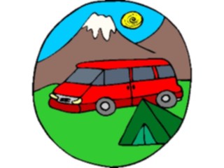 Sticker Custom Preview Image #096020 Outdoor Recreation Camping Camping04