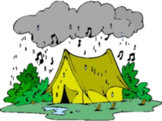 Sticker Custom Preview Image #096028 Outdoor Recreation Camping Campingin Rain