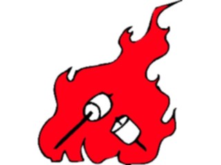 Sticker Custom Preview Image #096105 Outdoor Recreation Camping Roasting Marshmallows1