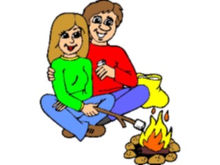 Sticker Custom Preview Image #096108 Outdoor Recreation Camping Roasting Marshmallows4