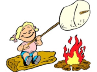 Sticker Custom Preview Image #096110 Outdoor Recreation Camping Roasting Marshmallows6