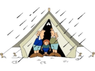 Sticker Custom Preview Image #096170 Outdoor Recreation Camping Tentin Rain