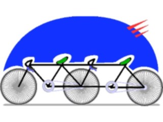 Sticker Custom Preview Image #096237 Outdoor Recreation Cycling Bicycle Tandem3