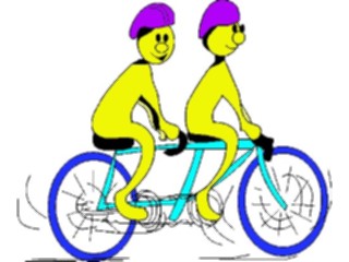 Sticker Custom Preview Image #096313 Outdoor Recreation Cycling Cycling Tandem1