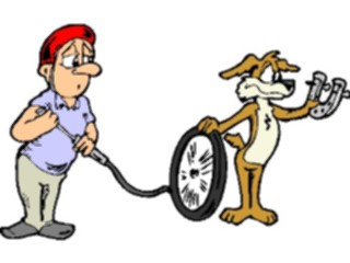 Sticker Custom Preview Image #096319 Outdoor Recreation Cycling Inflating Tire