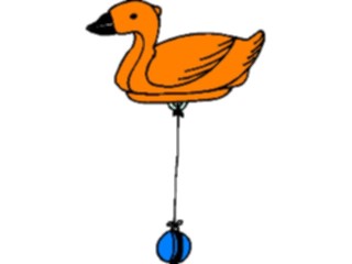 Sticker Custom Preview Image #096374 Outdoor Recreation Fishing Duckwith Bobber