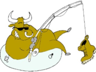 Sticker Custom Preview Image #096522 Outdoor Recreation Fishing Fishing Bull2