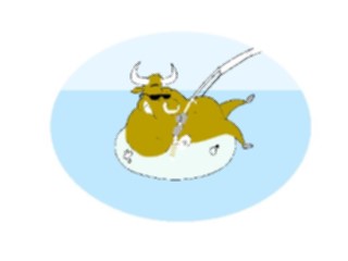 Sticker Custom Preview Image #096525 Outdoor Recreation Fishing Fishing Bull5