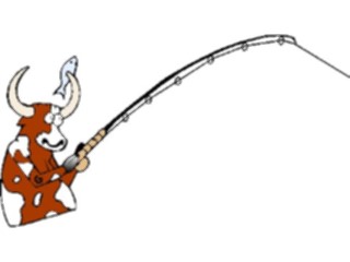 Sticker Custom Preview Image #096526 Outdoor Recreation Fishing Fishing Bull6