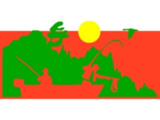 Sticker Custom Preview Image #096583 Outdoor Recreation Fishing Fishing Scene