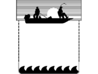 Sticker Custom Preview Image #096611 Outdoor Recreation Fishing Men Fishing Frame