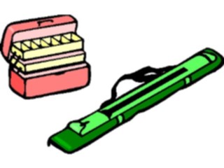 Sticker Custom Preview Image #096630 Outdoor Recreation Fishing Tackle Box Pole