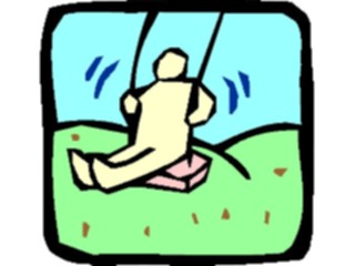 Sticker Custom Preview Image #096688 Outdoor Recreation General Childon Swing