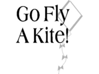 Sticker Custom Preview Image #096720 Outdoor Recreation General Go Flya Kite