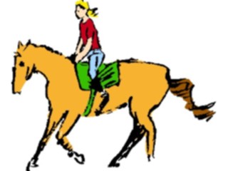 Sticker Custom Preview Image #096759 Outdoor Recreation General Horseback Riding04