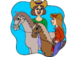 Sticker Custom Preview Image #096766 Outdoor Recreation General Horseback Riding11