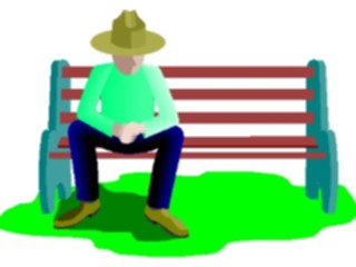 Sticker Custom Preview Image #096781 Outdoor Recreation General Manon Park Bench