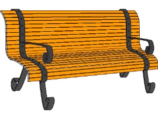 Sticker Custom Preview Image #096798 Outdoor Recreation General Park Bench1