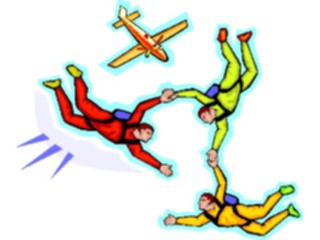 Sticker Custom Preview Image #096861 Outdoor Recreation General Sky Diving36