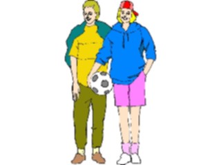 Sticker Custom Preview Image #096870 Outdoor Recreation General Soccer Players