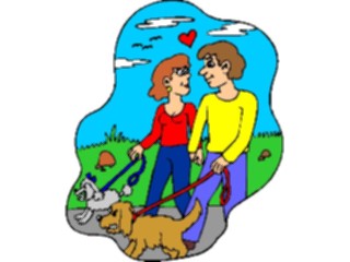 Sticker Custom Preview Image #096887 Outdoor Recreation General Walking Dogs