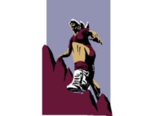 Sticker Custom Preview Image #096939 Outdoor Recreation Hiking Climbing Hiker03