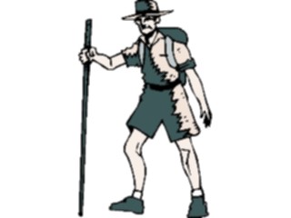 Sticker Custom Preview Image #096940 Outdoor Recreation Hiking Climbing Hiker04