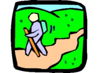 Sticker Custom Preview Image #096943 Outdoor Recreation Hiking Climbing Hiker07