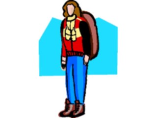 Sticker Custom Preview Image #096946 Outdoor Recreation Hiking Climbing Hiker10