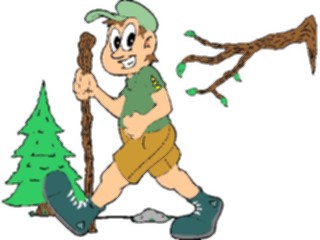 Sticker Custom Preview Image #096947 Outdoor Recreation Hiking Climbing Hiker11