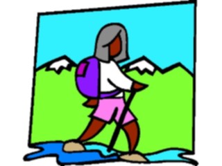 Sticker Custom Preview Image #096954 Outdoor Recreation Hiking Climbing Hiker18