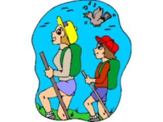 Sticker Custom Preview Image #096969 Outdoor Recreation Hiking Climbing Hikers5