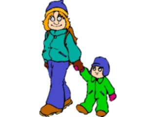 Sticker Custom Preview Image #096977 Outdoor Recreation Hiking Climbing Hikingwith Child