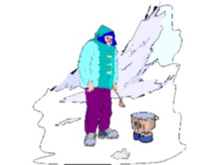 Sticker Custom Preview Image #096980 Outdoor Recreation Hiking Climbing Mountain Climber Cooking