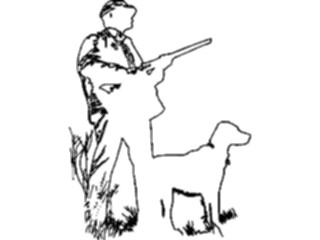 Sticker Custom Preview Image #097075 Outdoor Recreation Hunting Hunter Dog3