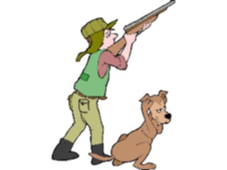 Sticker Custom Preview Image #097076 Outdoor Recreation Hunting Hunter Dog4