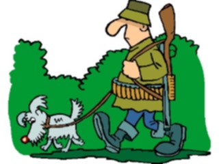 Sticker Custom Preview Image #097077 Outdoor Recreation Hunting Hunter Dog5