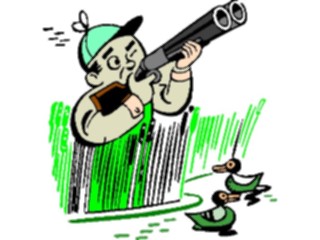 Sticker Custom Preview Image #097084 Outdoor Recreation Hunting Hunter Shooting3