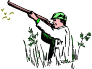 Sticker Custom Preview Image #097085 Outdoor Recreation Hunting Hunter Shooting4