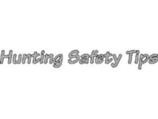 Sticker Custom Preview Image #097118 Outdoor Recreation Hunting Hunting Safety Title