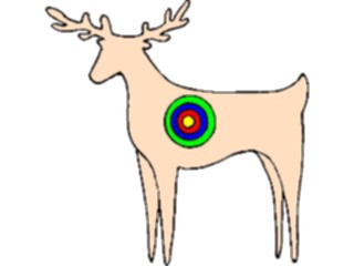 Sticker Custom Preview Image #097124 Outdoor Recreation Hunting Target Deer