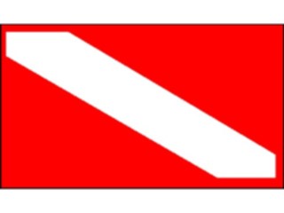 Sticker Custom Preview Image #097160 Outdoor Recreation Scuba Flag Diver Down2