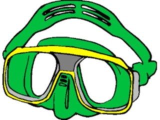 Sticker Custom Preview Image #097196 Outdoor Recreation Scuba Mask02