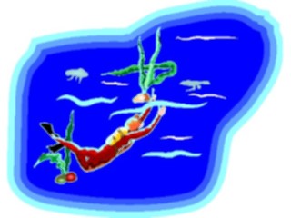 Sticker Custom Preview Image #097257 Outdoor Recreation Scuba Scuba Diver35