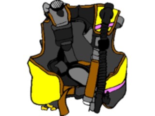 Sticker Custom Preview Image #097302 Outdoor Recreation Scuba Vest2