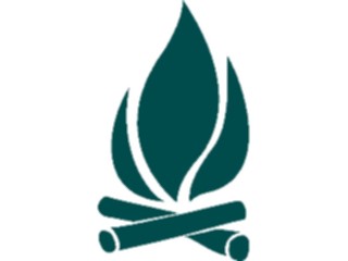 Sticker Custom Preview Image #097320 Outdoor Recreation Silhouettes Campfire Permitted