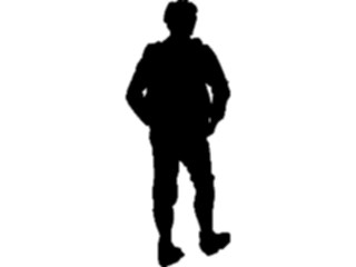 Sticker Custom Preview Image #097343 Outdoor Recreation Silhouettes Hiking3