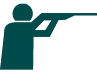 Sticker Custom Preview Image #097362 Outdoor Recreation Silhouettes Rifle Range