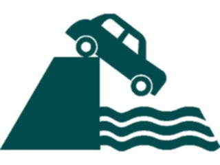 Sticker Custom Preview Image #097363 Outdoor Recreation Silhouettes Riverbank